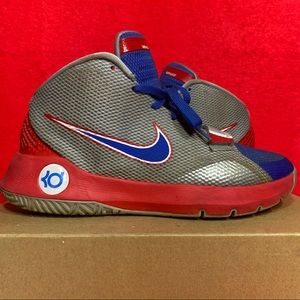 Nike Mens KD Trey 5 III 749377-046 Grey Blue Basketball Shoes Lace Up Size 9
